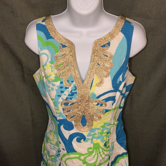 Lilly Pulitzer Janice Shift Dress in Crystal Coast - Picture 5 of 13